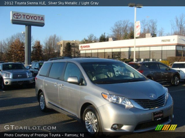 2012 Toyota Sienna XLE in Silver Sky Metallic