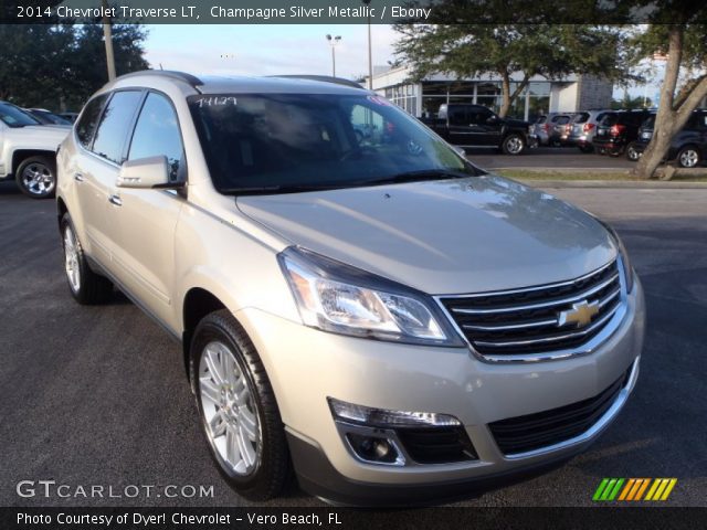 2014 Chevrolet Traverse LT in Champagne Silver Metallic