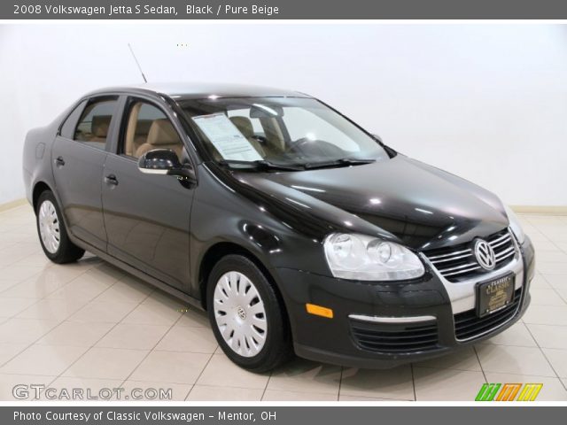 2008 Volkswagen Jetta S Sedan in Black