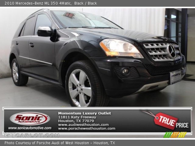 2010 Mercedes-Benz ML 350 4Matic in Black