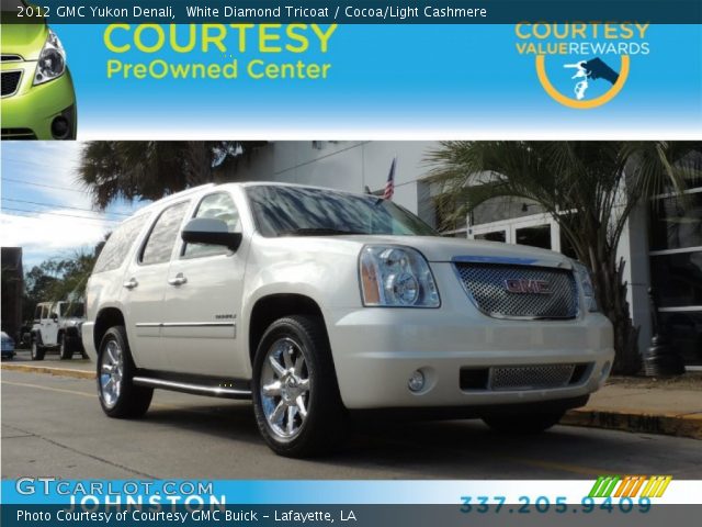 2012 GMC Yukon Denali in White Diamond Tricoat