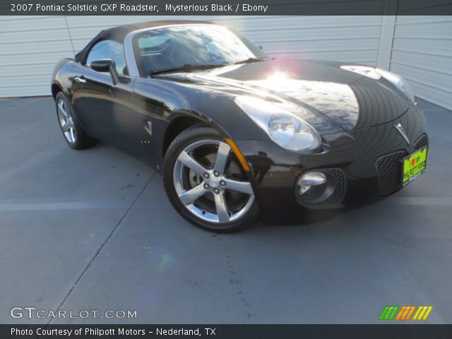 2007 Pontiac Solstice GXP Roadster in Mysterious Black