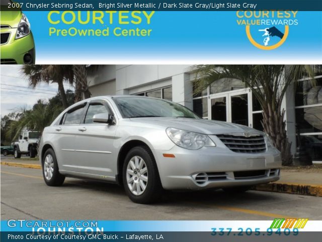 2007 Chrysler Sebring Sedan in Bright Silver Metallic