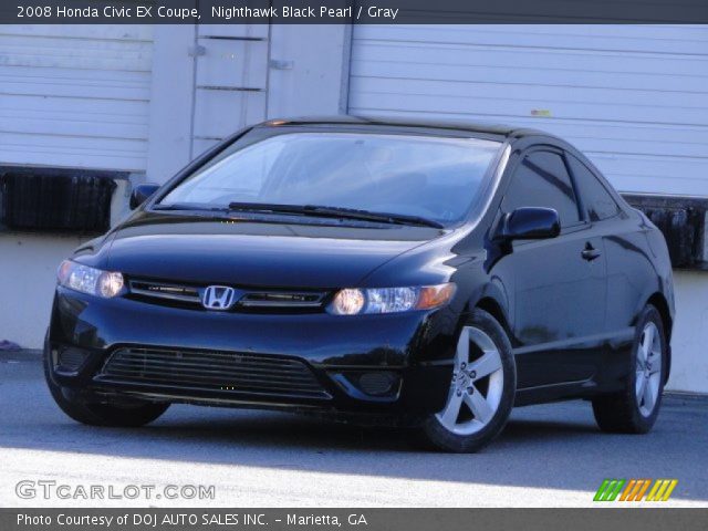 2008 Honda Civic EX Coupe in Nighthawk Black Pearl