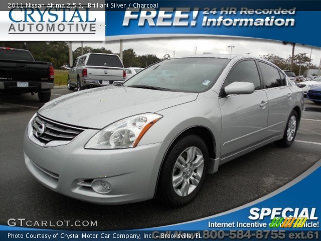 2011 Nissan Altima 2.5 S in Brilliant Silver