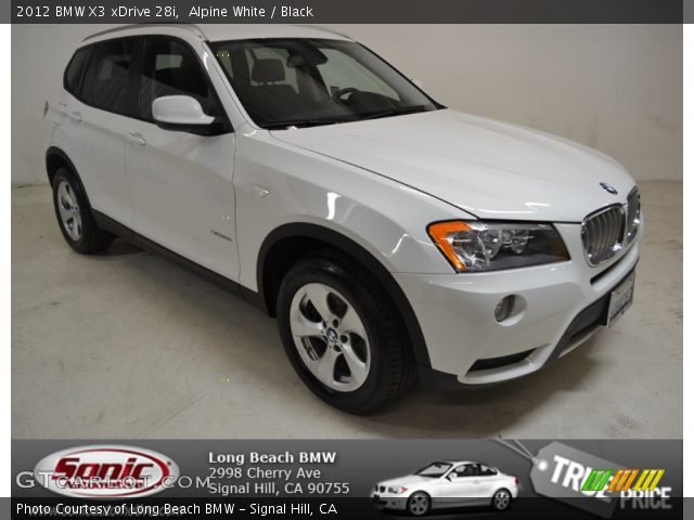 2012 BMW X3 xDrive 28i in Alpine White