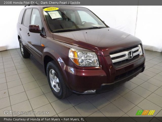 2008 Honda Pilot EX-L in Dark Cherry Pearl
