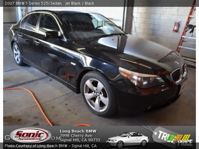 2007 BMW 5 Series 525i Sedan in Jet Black