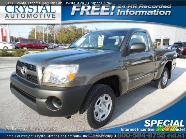 2011 Toyota Tacoma Regular Cab in Pyrite Mica
