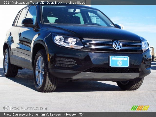 2014 Volkswagen Tiguan SE in Deep Black Metallic
