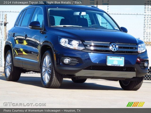 2014 Volkswagen Tiguan SEL in Night Blue Metallic