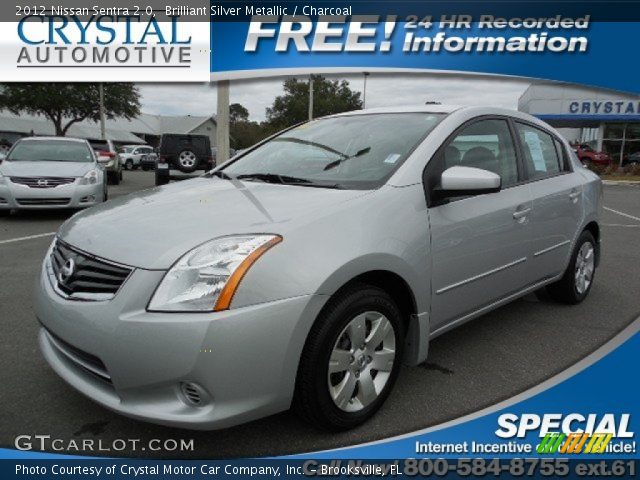 2012 Nissan Sentra 2.0 in Brilliant Silver Metallic