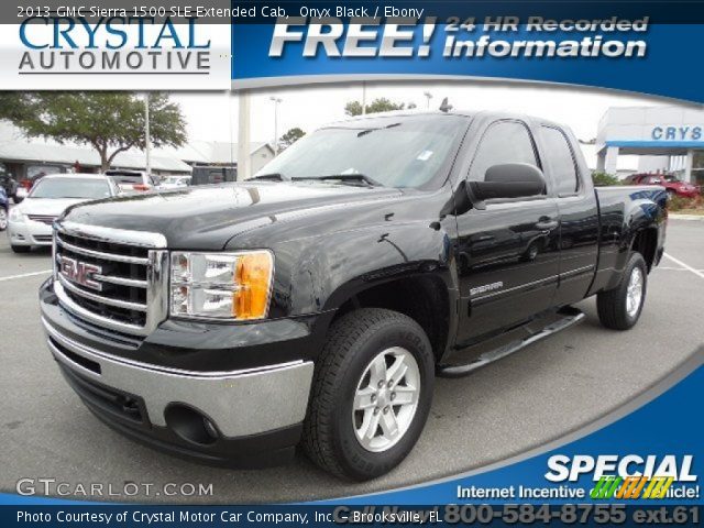 2013 GMC Sierra 1500 SLE Extended Cab in Onyx Black
