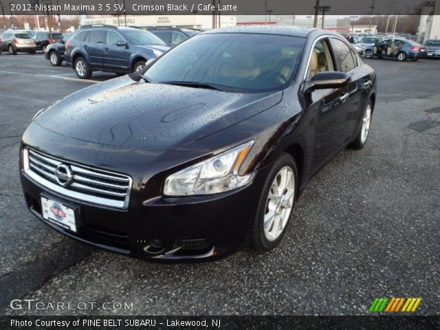 2012 Nissan Maxima 3.5 SV in Crimson Black