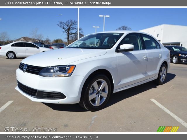 2014 Volkswagen Jetta TDI Sedan in Pure White