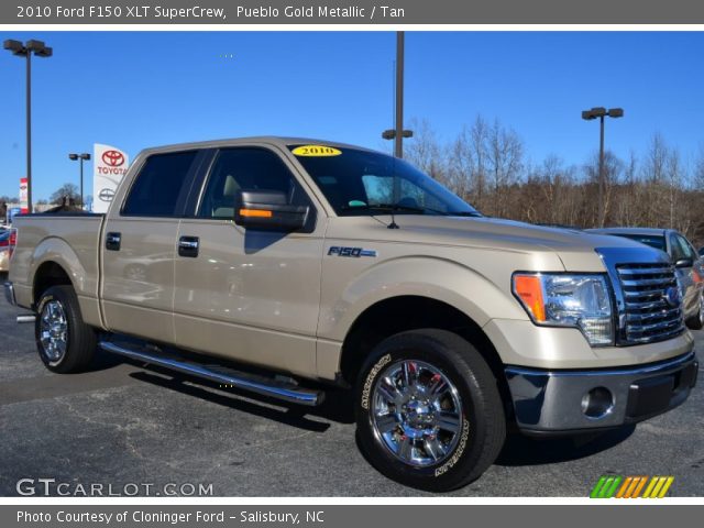 2010 Ford F150 XLT SuperCrew in Pueblo Gold Metallic