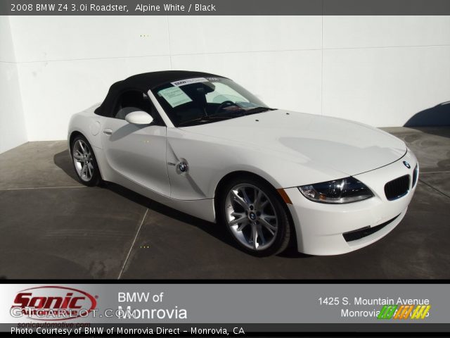 2008 BMW Z4 3.0i Roadster in Alpine White