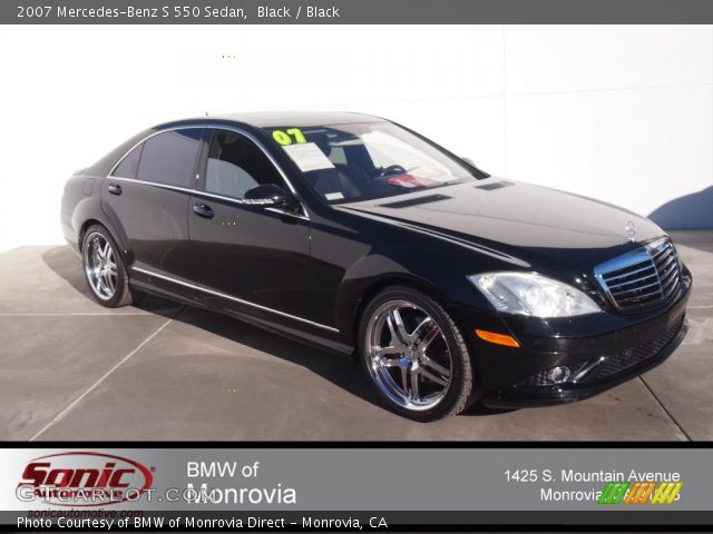 2007 Mercedes-Benz S 550 Sedan in Black
