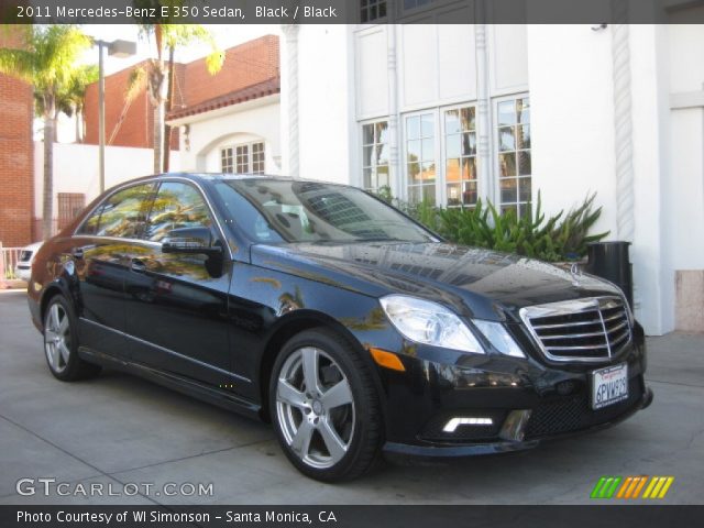 2011 Mercedes-Benz E 350 Sedan in Black