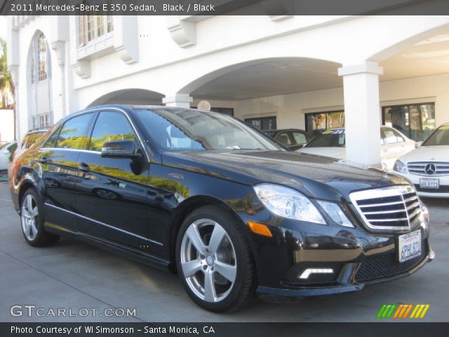 2011 Mercedes-Benz E 350 Sedan in Black
