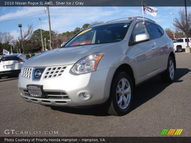 2010 Nissan Rogue SL AWD in Silver Ice