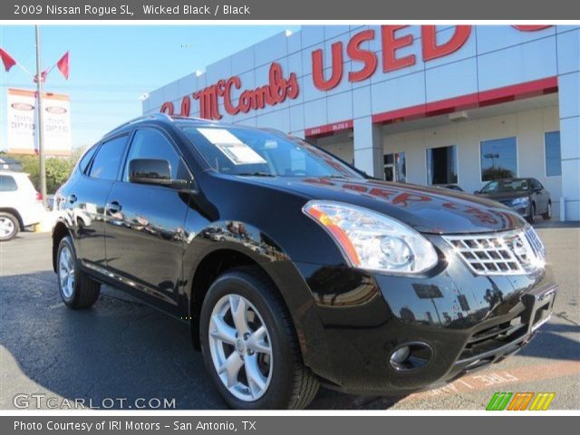 2009 Nissan Rogue SL in Wicked Black