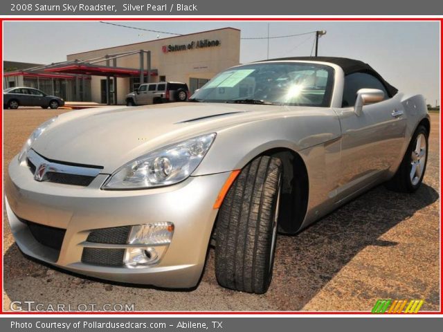 2008 Saturn Sky Roadster in Silver Pearl