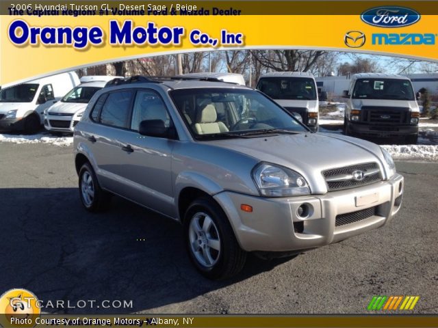 2006 Hyundai Tucson GL in Desert Sage