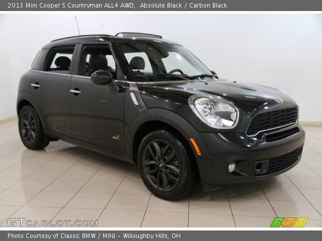 2013 Mini Cooper S Countryman ALL4 AWD in Absolute Black