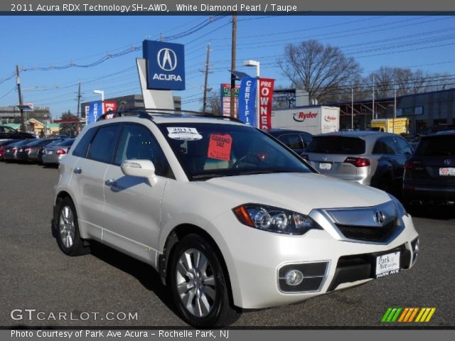 2011 Acura RDX Technology SH-AWD in White Diamond Pearl