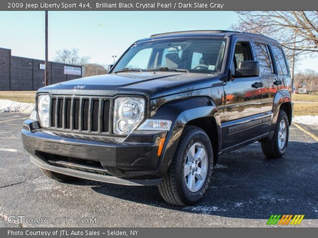 2009 Jeep Liberty Sport 4x4 in Brilliant Black Crystal Pearl