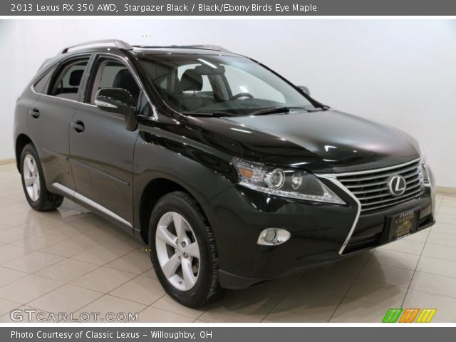 2013 Lexus RX 350 AWD in Stargazer Black