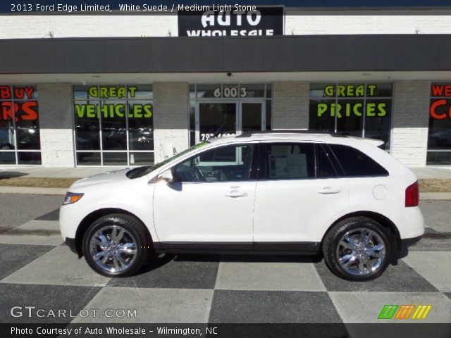 2013 Ford Edge Limited in White Suede