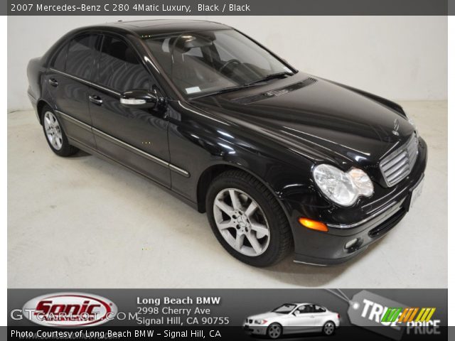 2007 Mercedes-Benz C 280 4Matic Luxury in Black