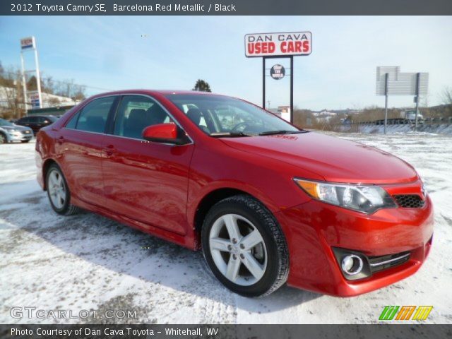 2012 Toyota Camry SE in Barcelona Red Metallic