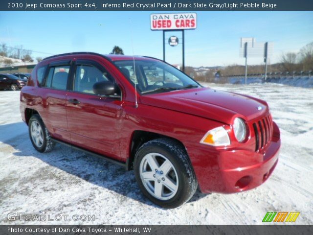 2010 Jeep Compass Sport 4x4 in Inferno Red Crystal Pearl