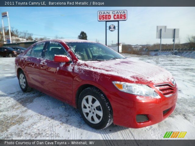 2011 Toyota Camry LE in Barcelona Red Metallic