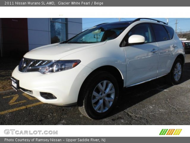 2011 Nissan Murano SL AWD in Glacier White Pearl