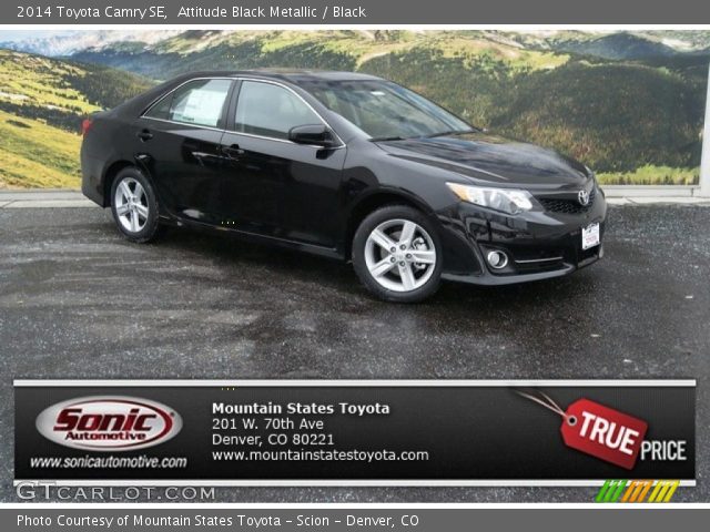 2014 Toyota Camry SE in Attitude Black Metallic