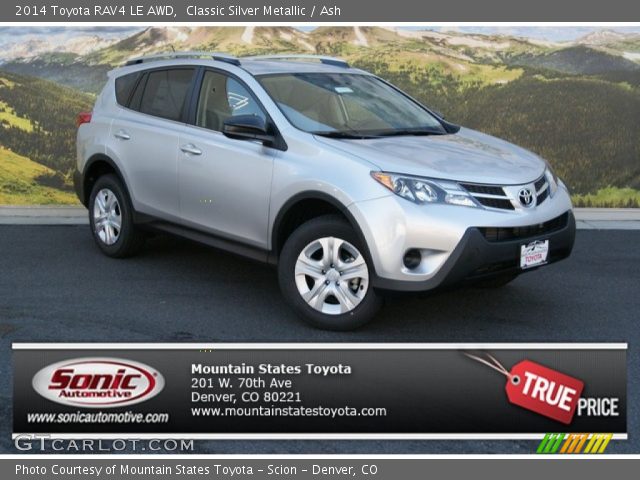 2014 Toyota RAV4 LE AWD in Classic Silver Metallic