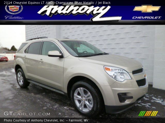 2014 Chevrolet Equinox LT AWD in Champagne Silver Metallic