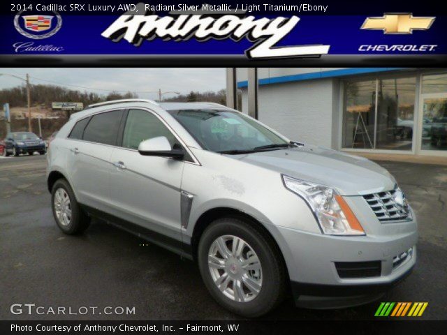 2014 Cadillac SRX Luxury AWD in Radiant Silver Metallic