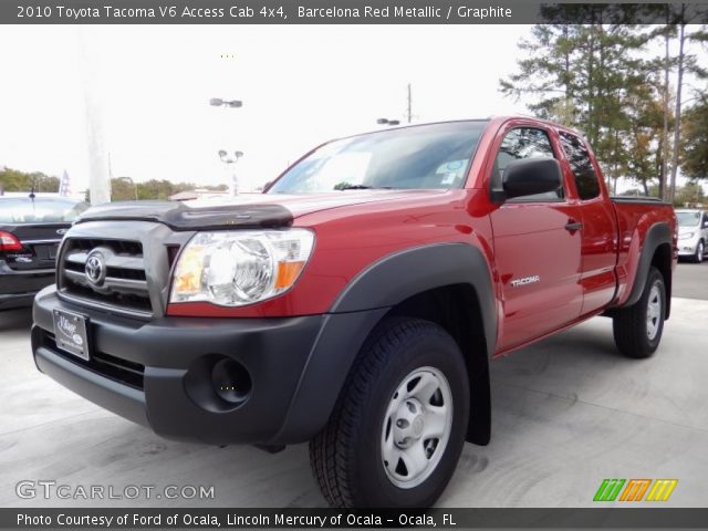 2010 Toyota Tacoma V6 Access Cab 4x4 in Barcelona Red Metallic