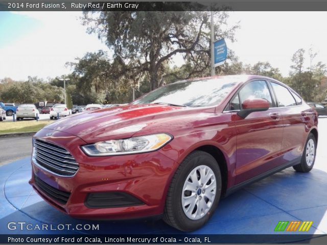 2014 Ford Fusion S in Ruby Red