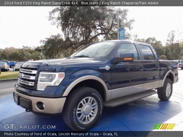 2014 Ford F150 King Ranch SuperCrew 4x4 in Blue Jeans