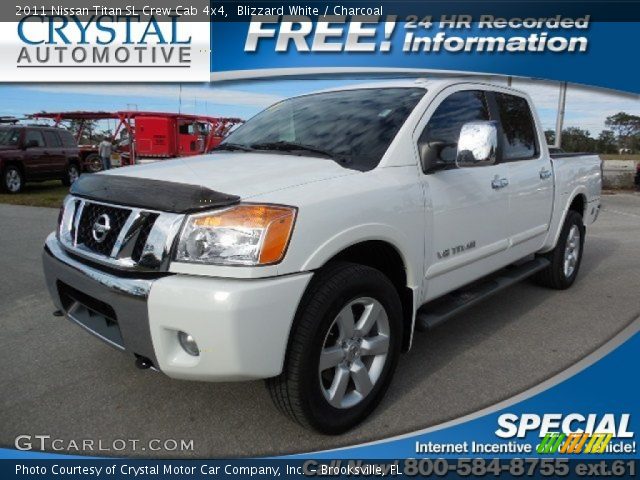 2011 Nissan Titan SL Crew Cab 4x4 in Blizzard White