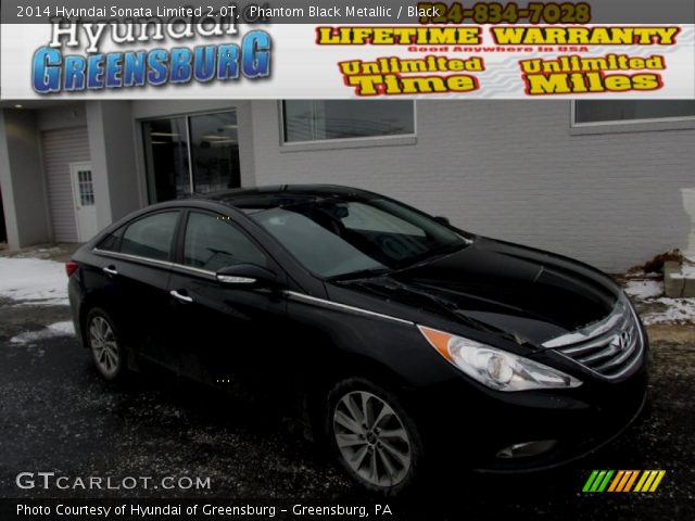 2014 Hyundai Sonata Limited 2.0T in Phantom Black Metallic