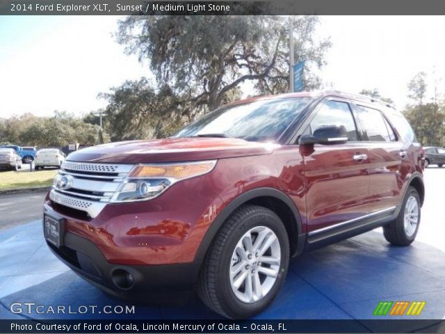 2014 Ford Explorer XLT in Sunset
