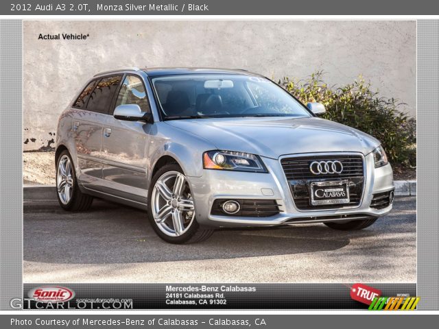 2012 Audi A3 2.0T in Monza Silver Metallic