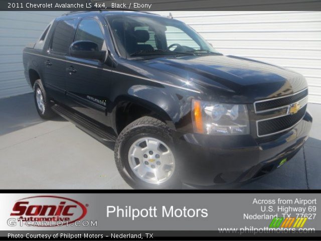 2011 Chevrolet Avalanche LS 4x4 in Black
